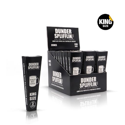 Dunder Splifflin King Size Pre-Rolled Cones 3ct - Pack of 30