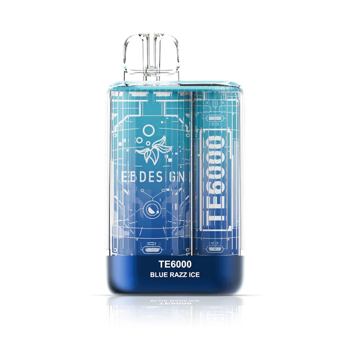 EB Design TE6000 Disposable Vape Blue Razz Ice