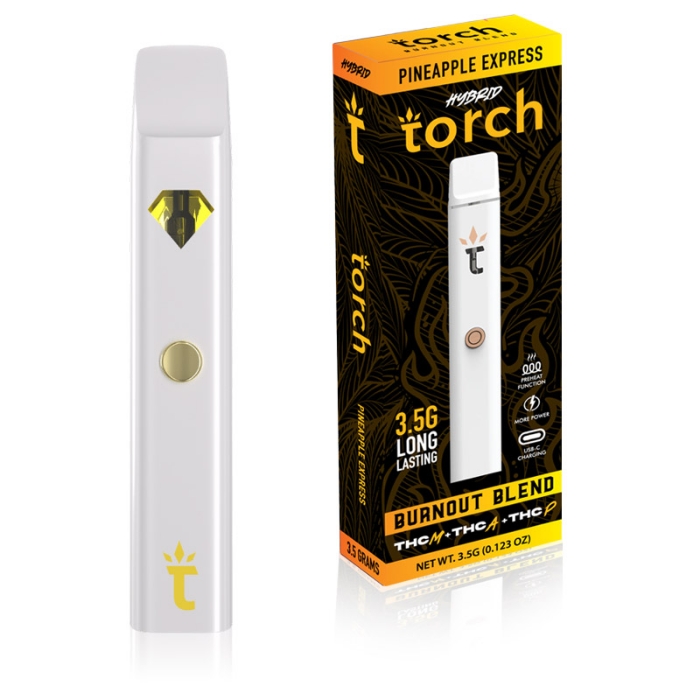 Torch Burnout Blend Disposable Vape 3.5G - Pineapple Express (Hybrid)