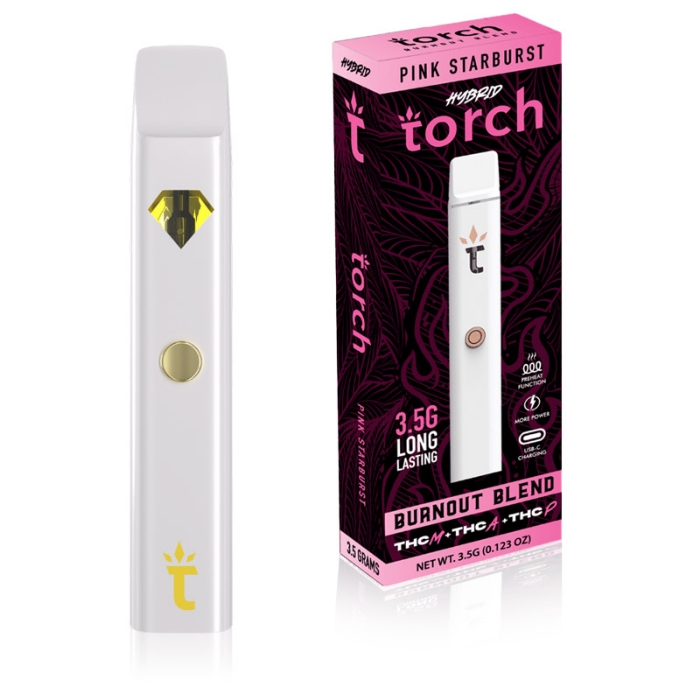 Torch Burnout Blend Disposable Vape 3.5G - Pink Starburst (Hybrid)