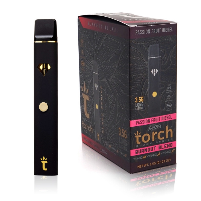 Torch Burnout Blend Black Series Disposable Vape 3.5G - Passion Fruit Diesel (Sativa)