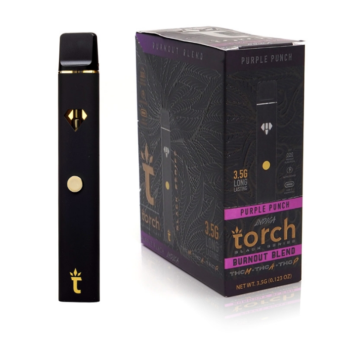 Torch Burnout Blend Black Series Disposable Vape 3.5G - Purple Punch (Indica)