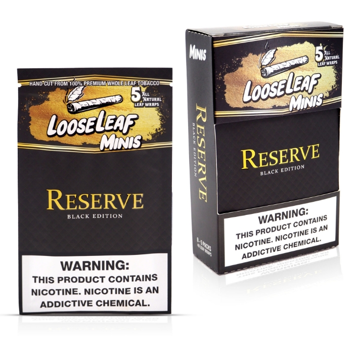 LooseLeaf Mini Wraps - Reserve Black Edition