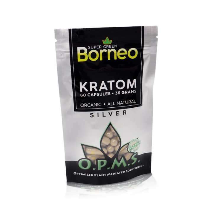 Super Green Borneo Kratom Capsules 60ct