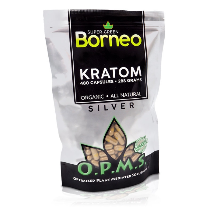 Super Green Borneo Kratom Capsules 480ct