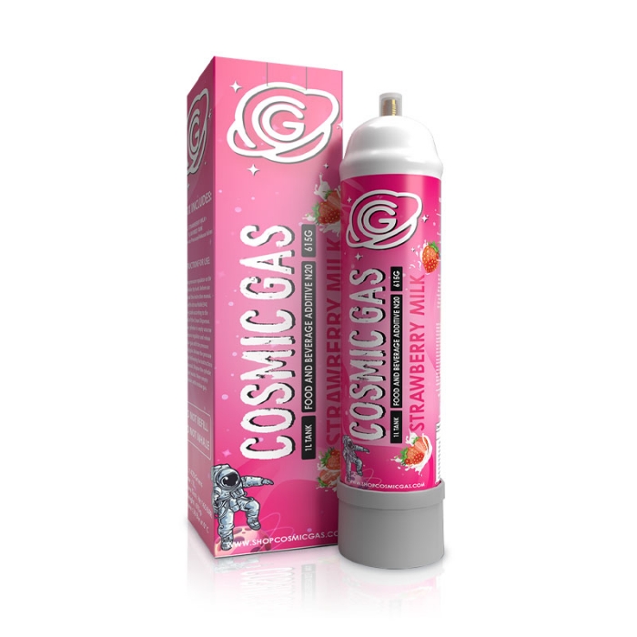 Cosmic Gas 615G Strawberry Milk Whipped Cream Charger