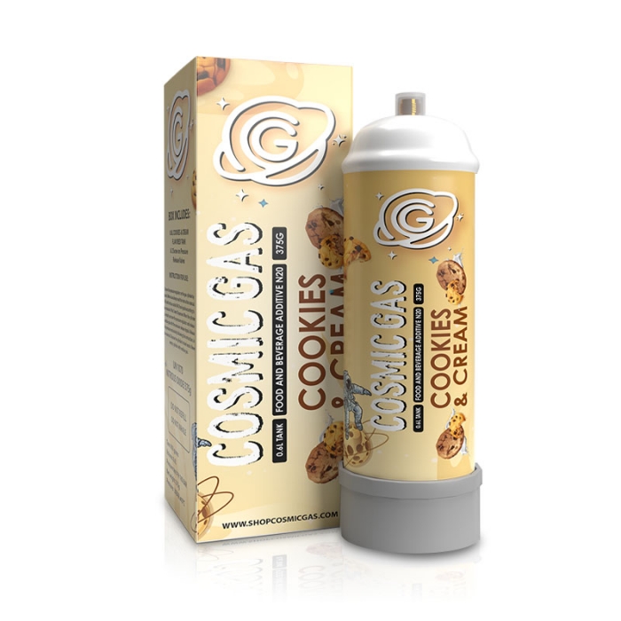 Cosmic Gas 615G Whipped Cream Charger Nitrous Oxide Tank 1L - Pack