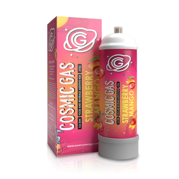Cosmic Gas 375G Strawberry Mango Whipped Cream Charger