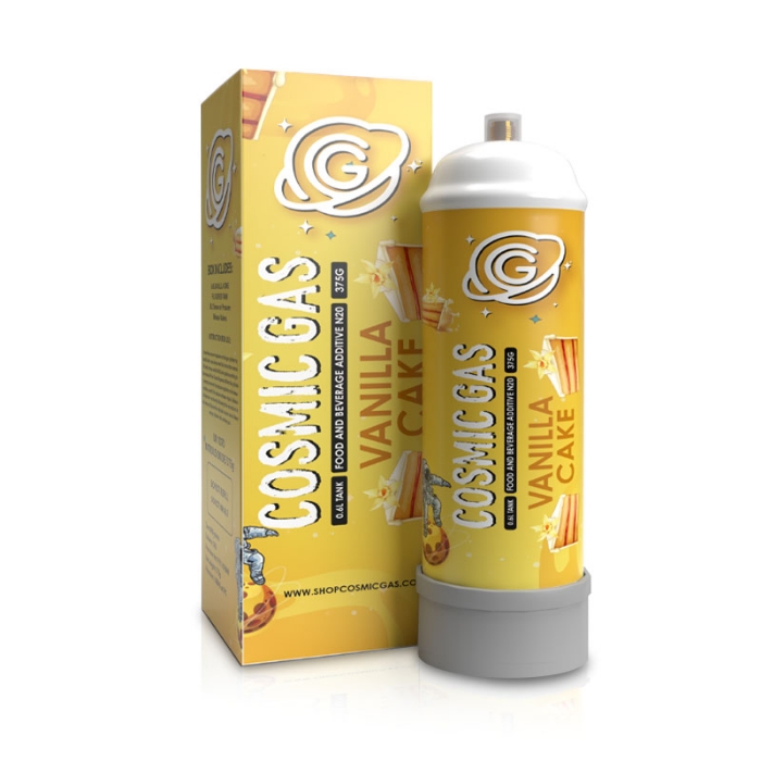 Cosmic Gas 375G Vanilla Cake Whipped Cream Charger
