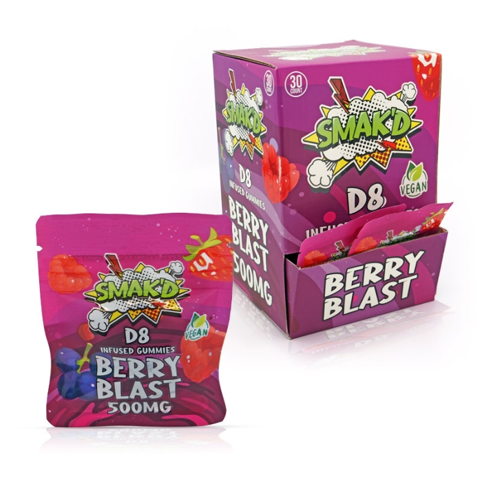 SMAKD D8 Gummies Berry Blast