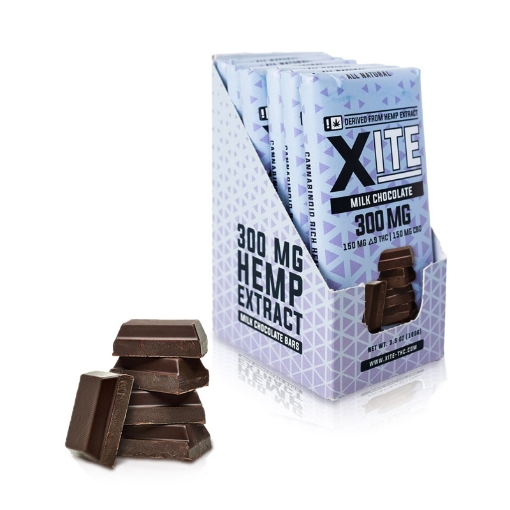 Xite D9 MILK CHOCOLATE BAR 300mg