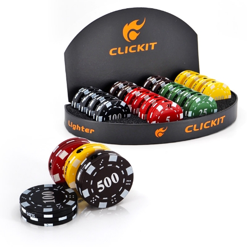 Clickit Casino Chips Lighter