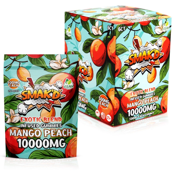 SMAKD 10000mg Mango Peach