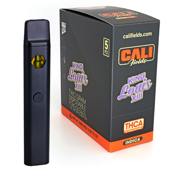 King Louis XIII (Indica) THC-A Disposable Vape 2G CaliFields 