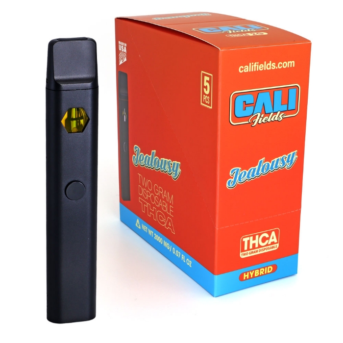 Jealousy (Hybrid) THC-A Disposable Vape 2G CaliFields 