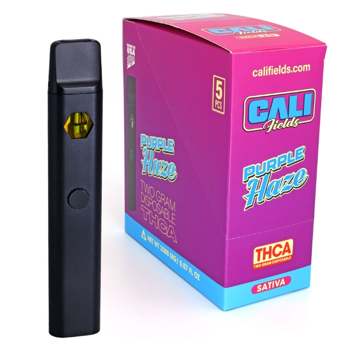 Purple Haze (Sativa) THC-A Disposable Vape 2G CaliFields 